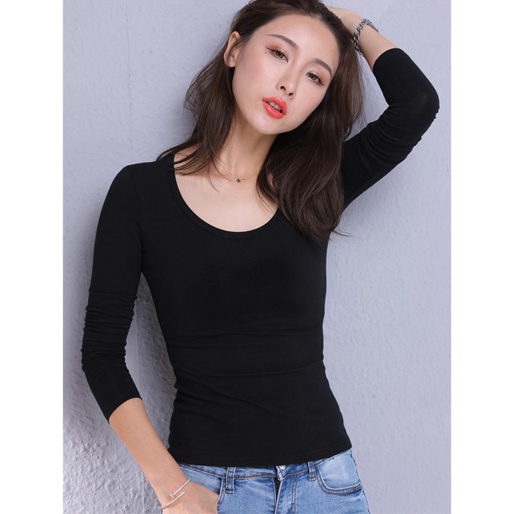 Long Sleeved Cotton T-shirt